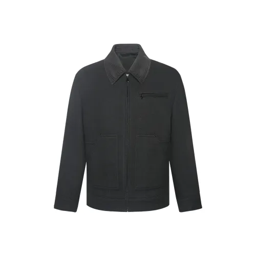 LESS IS MORE Темно-серый Циановый G5DYR0091Y Мужское пальто