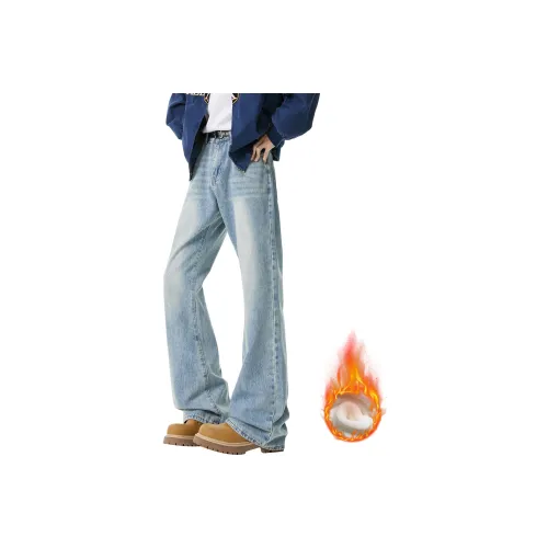 MARK WAFFLE Унисекс Джинсы