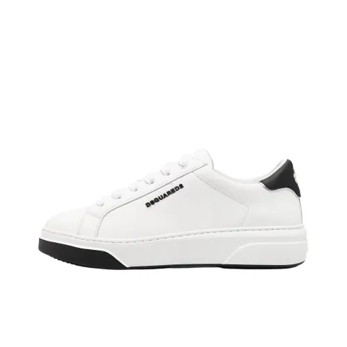 DSQUARED 2 Bumper Low Топ Скейтборд Кроссовки Мужские Белые