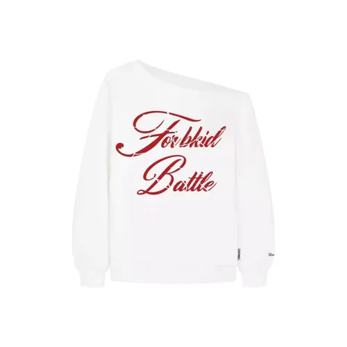 MDEHT Белый Женский Свитшот