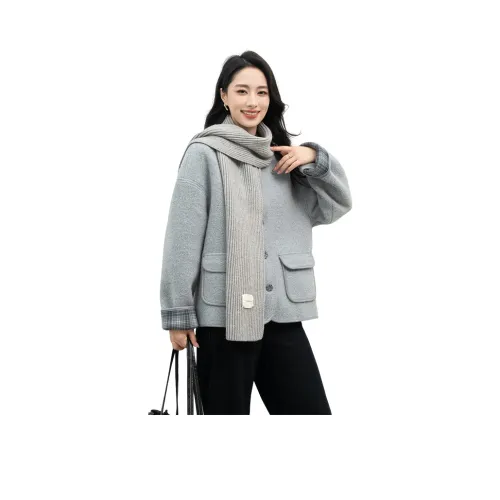 Shavani Осенне-зимний Бархат Feel Пальто Женское