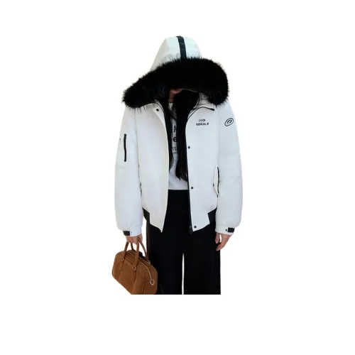 JAETTR Белый хлопковый пуховик женские пуховики (пуфы)