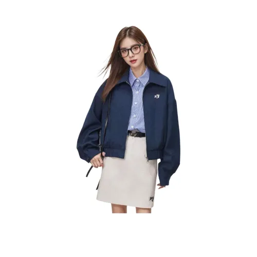 MDEHT Темно-синие женские куртки