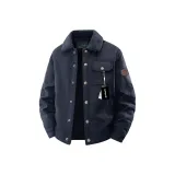 Темно-синий, флисовая подкладка