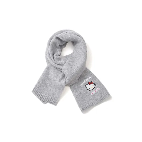 Sanrio Hello Kitty Полиэстер Трикотажные Шарфы Женские