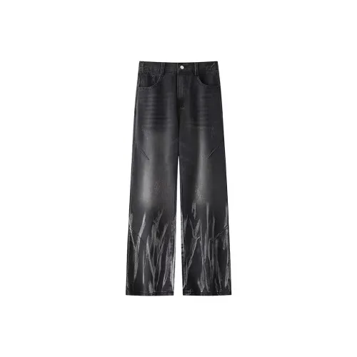 PLQV Черные Мужские Джинсы