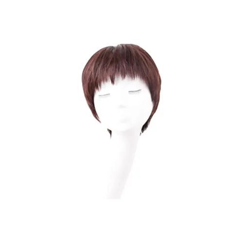 Rebecca Youth Собачьи жевательные банты Парики 24 см Человеческие волосы Короткие Прямые волосы