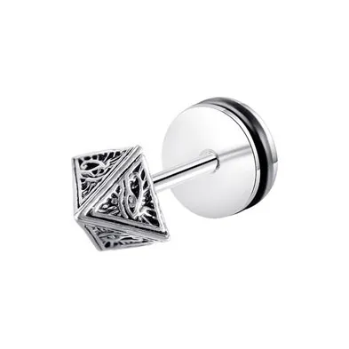 WuliHead Титановые и стальные серьги-гвоздики для мужчин