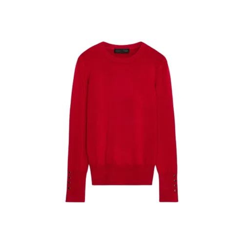 ZARA Темно-красный Женский Трикотаж