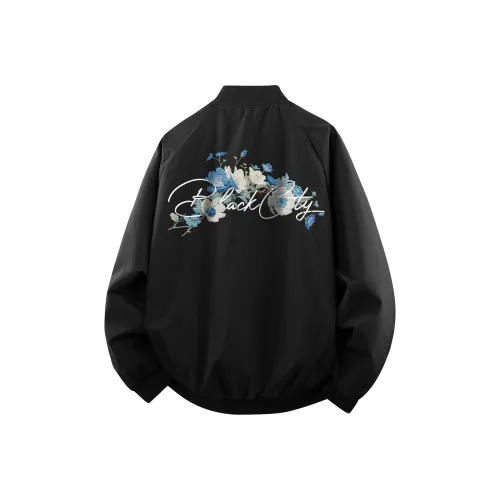 BLACK CITY Бейсбольная куртка Унисекс