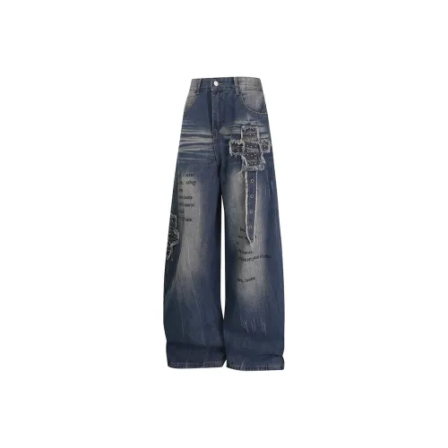 THINGYLAB Blue Men's Jeans THINGYLAB Синий Мужские Джинсы