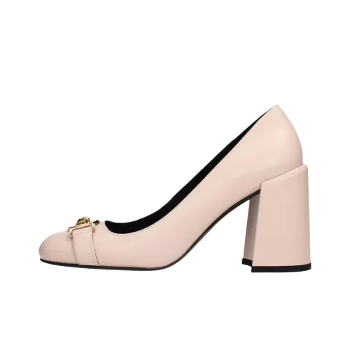 VERSACE Грубый каблук Высокие каблуки Женские Розовый