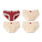 [4 Pack] Квадратный + Ромб Узор + Цветочный + Кролик