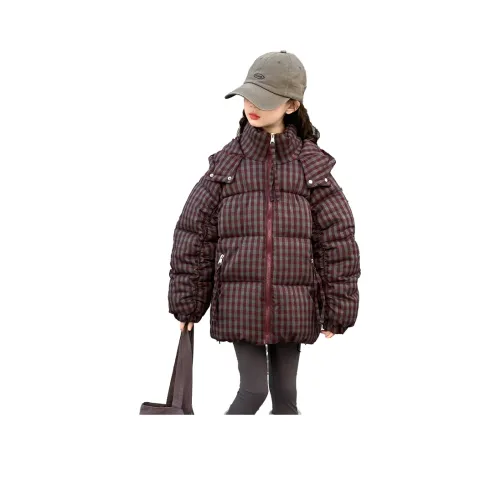 AIMISS Кирпично-красный Школьный возраст Утеплённые куртки