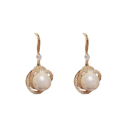 BONAS Искусственная жемчужина Серьги-гвоздики Женские