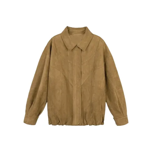 Icicofficial Опавшие листья Коричневый Женский Куртка