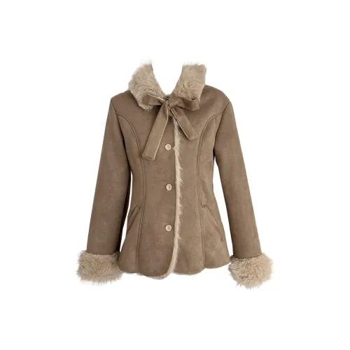 Meanalot Вельвет Feel Пальто Женское