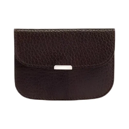 Lemaire Кожа Картхолдер Унисекс Темно-коричневый