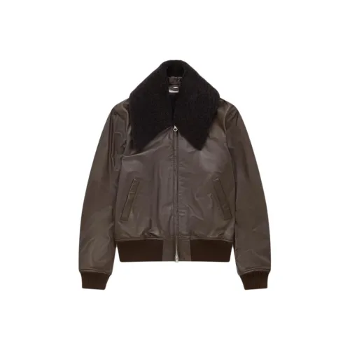 OUR LEGACY Кожа Куртка Мужская