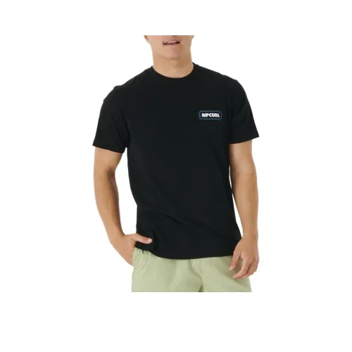 RIP CURL Мужские черные футболки