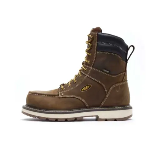 KEEN Дышащий Водонепроницаемый Устойчивый к истиранию Противоскользящий Высокий Outdoor Мужской