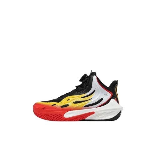 XTEP Высокие Баскетбольные Кроссовки Динамичный Желтый Черный Детские