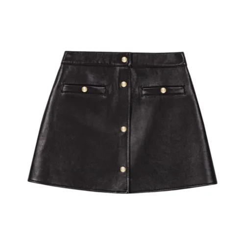 Maje Кожаные короткие юбки для женщин