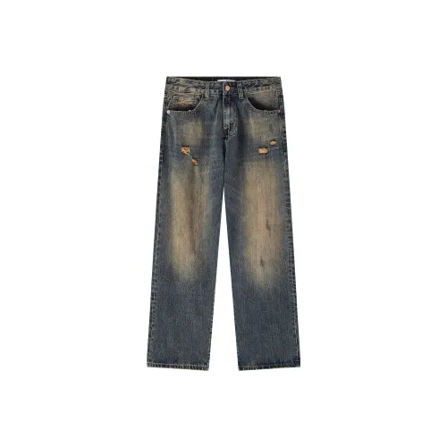 Lee Cooper Желтые Грязные Мужские Джинсы