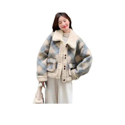 RTNH Синий Женские Бархатные Куртки