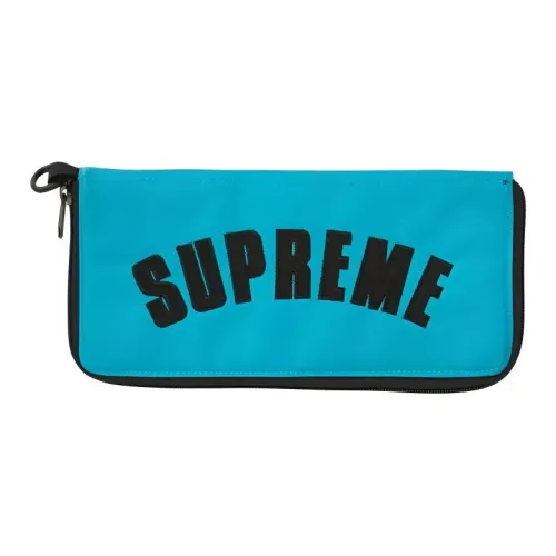 Supreme The North Face Коллаборация SS19 Нейлон Косметичка Кошелек Клатч Стандартный Унисекс Синий