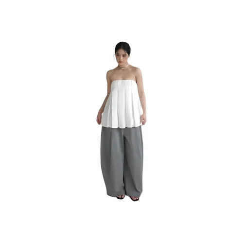 FTTHR Белый Женский Топ без бретелек