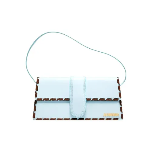 Jacquemus Le Bambino Коровья кожа Сумка через плечо Женская Светло-синяя