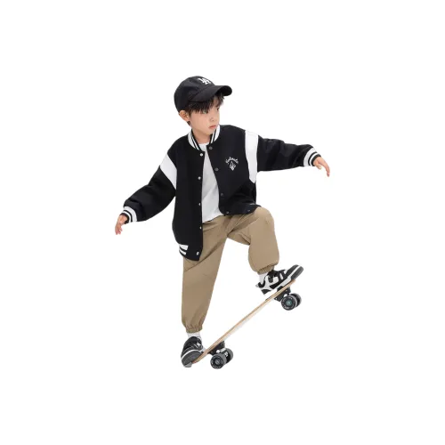 ЮЙЧЖАОЛИНЬ Черные школьные бейсбольные жилеты