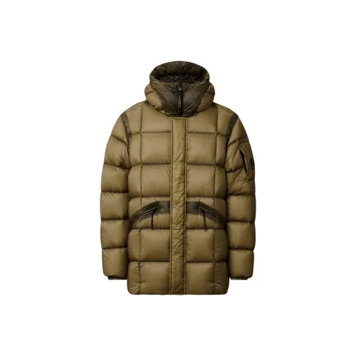 C.P.Company D.D. Shell Long Hooded Down Jacket Men's
