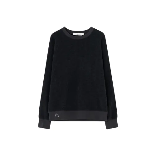 SOON FLOWER Черный Женский Свитшот