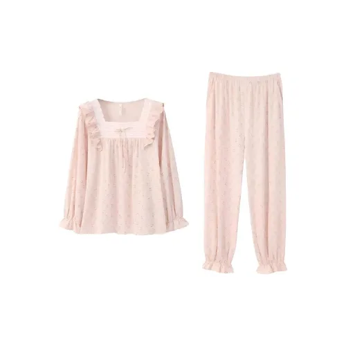 Bejirog 259101 Pink Women's Pajama Sets