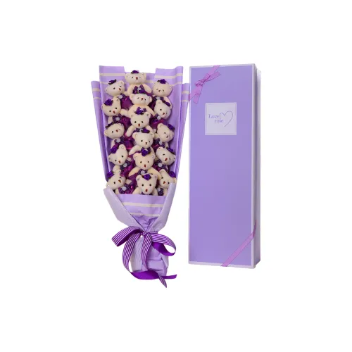 Pampered Journal 16 Пачка Медвежонок Букет Мыло Цветочный дизайн Искусственный Цветочный дизайн Букет DIY Игрушки