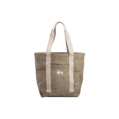 Stussy Хлопок Одно Плечо Сумка Стандартная Мужская Каменная Цвет