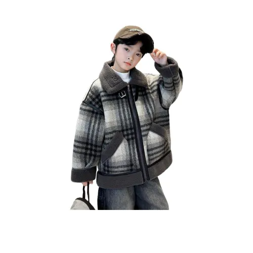 Mu Qingqing Изображение Цвет Kids Шерстяное Пальто