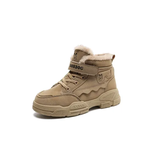 BOBDOG Термический Амортизация Отскок Устойчивость к износу Противоскользящий Анти-КИК MID Топ Детские ботинки