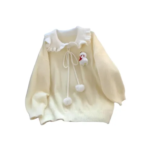 MDEHT Светло-желтый Женский Трикотаж