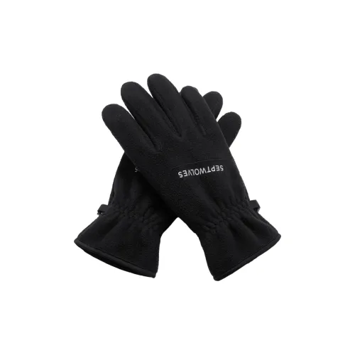 SEPTWOLVES 100% полиэстер флис перчатки мужские