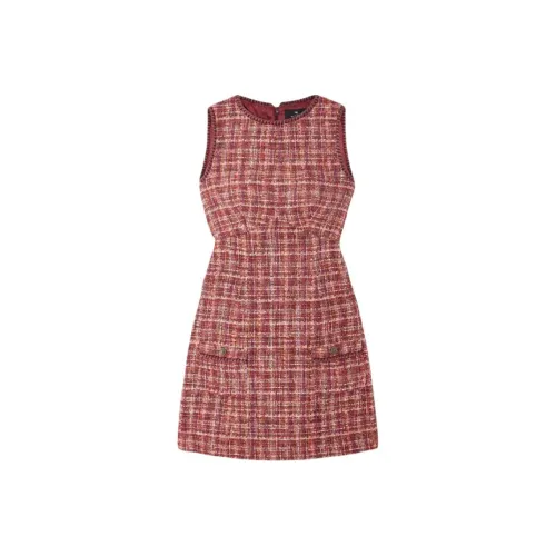 ETRO Красные Женские Платья без Рукавов