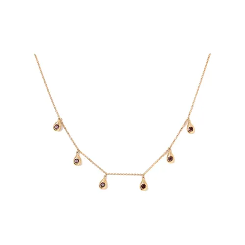 Retro Chic Ожерелья из латуни с золотым покрытием Женские