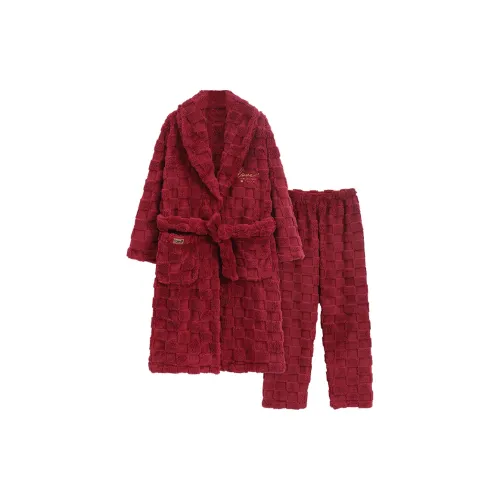MADALLO Красный Женские Банные халаты