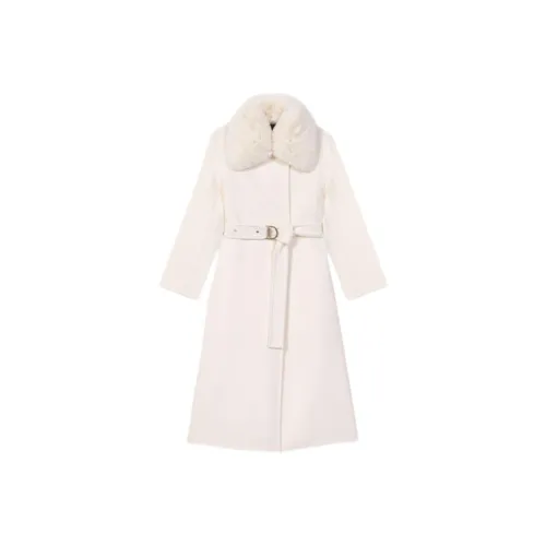 Maje Светло-янтарное женское пальто