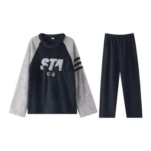 Tini Blue Цвет изображения Мужской Пижамные комплекты