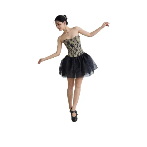 FTTHR Черные Женские Платья без Рукавов