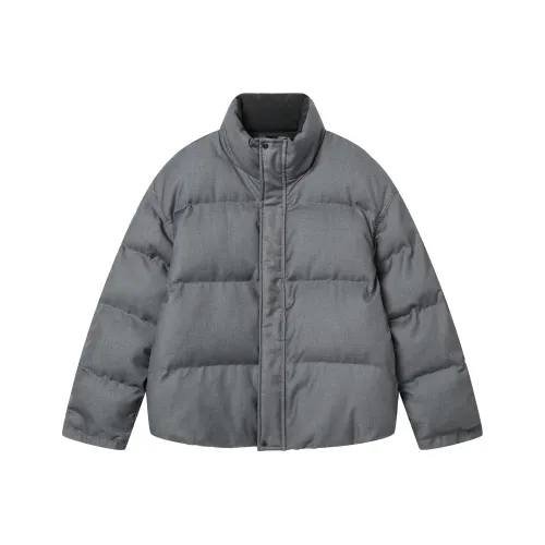 DOH STORE Передняя часть Серый Реверс Черный Унисекс Пуховики