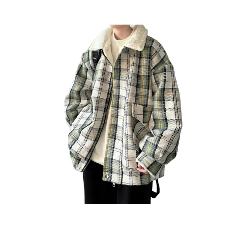 MARK WAFFLE Бархат Feel Пальто Унисекс